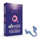 Airmax Nasal Dilator - Anti snoring Devices - Nose Dilator, Sleep aid and Snore Stopper - Breathe Right Through The Nose - Snoring aids for Men and Women - with Free Storage Box - 1 Pack - Small Blue