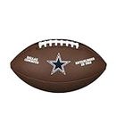 Wilson, Palla da football americano, Team Logo Composite, Dallas Cowboys, Pelle composita, Per giocatori amatoriali, Marrone, WTF1748XBDL