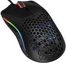 Glorious Gaming Mouse - Model O 67 g Superlight Honeycomb RGB Mouse, Matte Black Mouse, USB Gaming Mouse