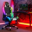 X ROCKER Agility RGB Gaming Chair LED Lights Adjustable Office Chair Racing Seat