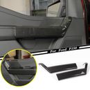 Carbon Inner Front Door Handle Panel Cover Trim For Ford F-150 21-23 Accessories