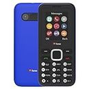 TTfone TT150 Téléphone Portable Basique Débloqué avec Bluetooth, Batterie Longue Durée, Double SIM avec Appareil Photo et Jeu, Facile à Utiliser, Robuste et Léger (Blue)
