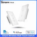 SONOFF T0 US WiFi Smart Wall Touch Switch 3 Gang App Remote Control for eWeLink