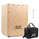 Aklot 10” Cajon Drum Compact Acoustic Jam Cajons Betula Wood Percussion Box, Internal Adjustable Snares,with Gig Bag For Kids and Adults