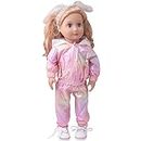 DUORUI Doll Clothes Dress Sport Casual Outfit Hooded Jacket for American Girl Doll 18 inch