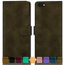 DJBull iPhone 6 Plus/6S Plus Wallet case with Credit Card Holder, 【RFID Blocking】 PU Leather Phone case Shockproof Cover Women Men for Apple 6S Plus case Brown