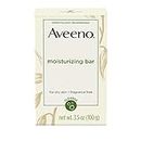 Aveeno Moisturizing Bar with Natural Colloidal Oatmeal for Dry Skin, Fragrance Free, 3.5 oz by Aveeno