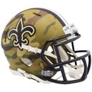 New Orleans Saints Riddell Camo Alternate Revolution Speed Mini Football Helmet