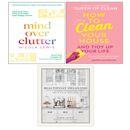 How To Clean Your House,Mind Over Clutter,Beautifully Organized 3 Books Set NEW