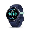 Garmin v voactive 5, Health and Fitness GPS Smartwatch, AMOLED Display, Up to 11 Days of Battery, Navy