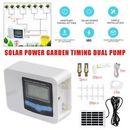 Home Garden Plant Self Watering System Solar Timer Automatic Drip Irrigation Kit