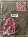 Victoria Secret Blanket 50 x 60 Black with Pink Hearts
