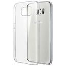SmartLike Rubber Soft TPU Gel Crystal Clear Plain Transparent Protective Back Cover Case for Samsung Galaxy S6 Edge