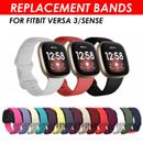 Replacement Bands For Fitbit Versa 3/Sense Watch Strap Band Silicone Wristbands