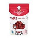 HEALTHY MASTER Vision to serve healthy Baked Beetroot Chips |Crispy Beetroot|Tasty with High Dietary Fiber and Nutrient|Content Gluten-Free Snack|High Protein and Fiber Rich (200 Gram)