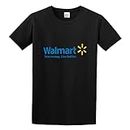 mohai Men's Walmart Supermarket Cool Grocery Store Pop Culture Worn Look T-Shirt Print Tees T Shirt O Neck 3XL Black