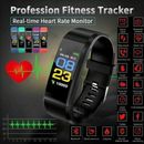 ID115 HR Plus Bluetooth Smart Watch Fitness Tracker Bracelet fréquence cardiaque