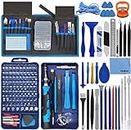 oGoDeal 155 in 1 Precision Screwdriver Set Professional Electronic Repair Tool Kit for Computer, Eyeglasses, iPhone, Laptop, PC, Tablet,PS3,PS4,Xbox,MacBook,Camera,Watch,Toy,Jewelers,Drone (Blue)