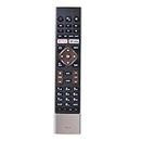 RESORB LED 413 Voice Remote Controller Compatible with Htr-U27e Haier TV | LCD/led TV Voice Remote Control with Google Assistant, Bluetooth Voice Command Remote for Haier Android TV with OTT Hot Keys