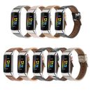 Casual Leather Wrist Band Strap Wristbands For Fitbit Charge 5 Watch Replacement