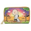 Loungefly x Peanuts Charlie Brown and Snoopy Zip-Around Wallet