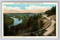 Waverly Hill NY-New York, View of Chemung Valley, c1934 Vintage Postcard