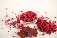 RASPBERRY PIECES Dehydrated FREEZE DRIED Natural No Preservatives 100g