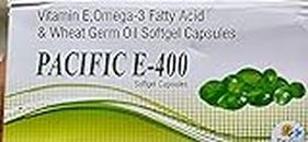 RJ ROJENO Pacific E-400 Capsule for Glowing Face, Skin and Hair Nutrition (100 Capsules)
