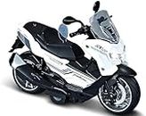 Rahasya Diecast Motorcycle Alloy Pull Back Motorcycle Scooter Toy, 1:12 Scale Mini Motorcycle Pull-Back Scooter with Light and Music - Gift for Kids【Random Colour】 (Scooter(M-1))