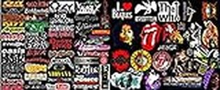 Elton Vinyl Sticker Pack [75-Pcs], Lovely 3M Vinyl Musicals & Assorted - 1 Stickers for Laptop, Cars, Motorcycle, PS4. X Box One . Guitar Bicycle, Skateboard, Luggage - Waterproof Random Sticker Pack [video game]