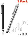 3x Touch Pen Eingabestift Touchscreen Stift Kugelschreiber für Handy Tablet NEU