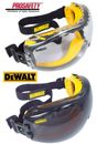DeWalt CLEAR SMOKE ANTI FOG Protective Over Glasses Safety Goggles UV ANSI Z87+