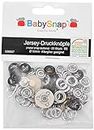 BabySnap Jersey Druckknöpfe (10,5mm) (Schwarz (B05))