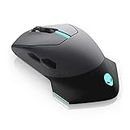 Alienware 610M Wired/Wireless Gaming Mouse - 1,000Hz Polling Rate, Rechargeable Lithium ion Battery, 16,000 DPI, 7 Fully programmable Mouse Buttons, AlienFX RGB Lighting (AW610M)