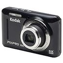 KODAK Pixpro - FZ53 - Kompakte Digitalkamera mit 16 Megapixeln - Schwarz
