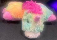 Pillow Pets Dream Lites Rainbow Unicorn Plush Night Light Soft Toy WORKING 30cm