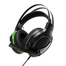 Wage Pro Over-Ear Wired Gaming Headset, Black/Green (WMAGY-N080), one