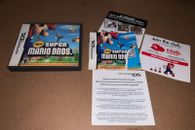 NO GAME New Super Mario Bros. (DS, 2006) REPLACEMENT CASE with Manual