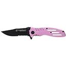 Smith & Wesson Pink Handle, Black Blade, AUT