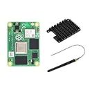 Waveshare Pi Compute Module 4 with Heatsink, 4GB RAM & 32GB eMMC Flash, with WiFi Module, High Speed, Low Power & Boosted Performance