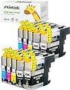LC103 Ink Cartridge Replacement for Brother LC103 XL LC101 LC-103XL 101XL (LC103BK LC103BK LC103C LC103M LC103Y 10-Pack) for Brother MFC-J450DW J470DW J475DW Printer