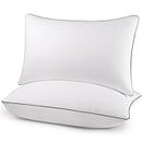 Bed Pillows for Sleeping 2 Pack,Cooling Hotel Quality Standard Size Pillows Set of 2,Pillows for Side Stomach Back Sleepers