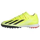 adidas Unisex's X Crazyfast.3 Tf Football Shoes (Turf), Solar Yellow Core Black Cloud White, 8 UK