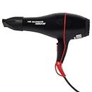Mr. Barber MB-PP2500 Power Play with 2 Air Flow Detachable Nozzles Professional Hair Dryer, Blow Dry, Salon Style, 2200 Watts (Black)