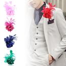 Feather Brooch Wedding Jewelry Clothing Accessory Exquisite Fashion Lapel Pin