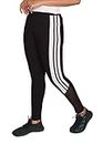 ICW Women's Stretch Dry Fit Yoga Pants & Tights Leggings with Mesh Insert (Side Stripe) (Free Size XS- S- M)
