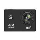 TECHDASH® 16MP 4K HD Digital Action Camera Supports HDMI & Wi-Fi Camera for Photography Wide Angle Display Vlogging Camera Waterproof up to 30m WiFi Sports Camera