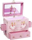 Enchantmints Ballerina Jewelry Box for Girls Musical - Kids Jewelry Box
