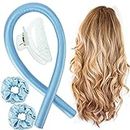 TCCO ENTERPRISE Women Heatless Curling Rod Rollers,No Heat Silk Curls Headband with Soft Foam, Curling Ribbon and Flexi Rods for Natural Long Medium Hair Diy Hair Styling Tools