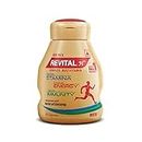 Revital H Multivitamin For Men (60 Capsules) With Natural Ginseng, Zinc, 10 Vitamins & 8 Minerals For Daily Energy, Stamina & Immunity